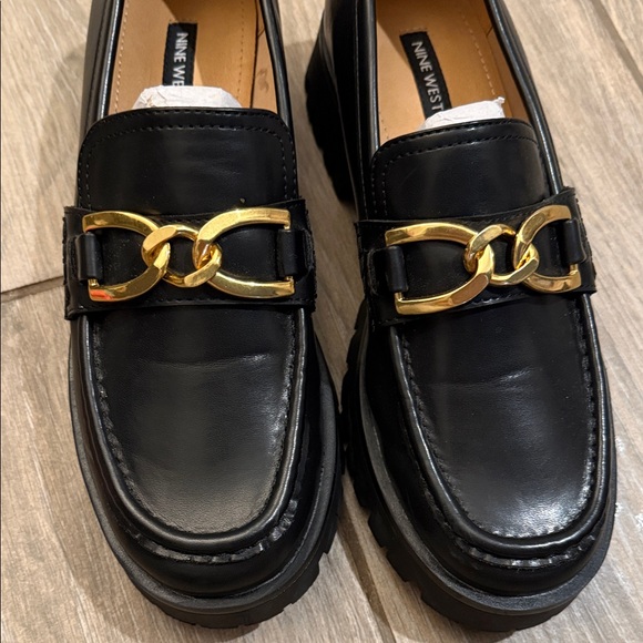 New Nine West Gable Lug-Sole Loafer Sz 8.5 M - Picture 4 of 9